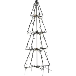 STAR TRADING Dekorationsbelysning|Julepynt > LED udendørs dekoration Light Tree Foldy, højde 90 cm
