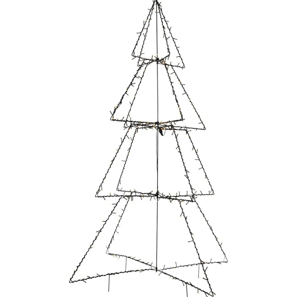 STAR TRADING Dekorationsbelysning|Julepynt > LED udendørs dekoration Light Tree Foldy, højde 170 cm