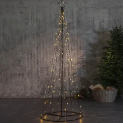 STAR TRADING Dekorationsbelysning|Julepynt > LED udendørs dekoration Lystræ, LED'er delvist blinkende