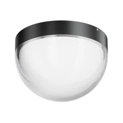 Maytoni Udendørs Loftlamper > LED udendørs loftlampe Mon, grafit, Ø 18 cm, IP65, 3.000K