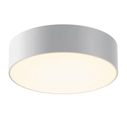 Udendørs Loftlamper ^ Maytoni LED udendørs loftlampe Zon, hvid, Ø 22 cm, 3.000 K, metal