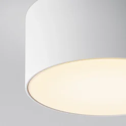 Maytoni Udendørs Loftlamper > LED udendørs loftlampe Zon, hvid, Ø 12 cm, 3.000 K, metal