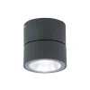 Viokef Udendørs Loftlamper|Udendørs Spot > LED-udendørs loftspot Andria, mørkegrå, Ø 9 cm, metal