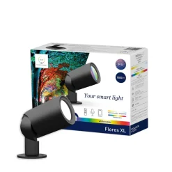 tint Udendørs Spot|Gadebelysning > LED udendørs spotlight med farvetone Flores XL, IP44, CCT, RGB