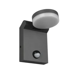 Trio Lighting Væglampe Med Sensor > LED udendørs væglampe Adour, antracit, sensor, kipbar, CCT