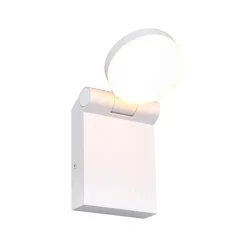 Terrassebelysning|Væglamper ^ Trio Lighting LED udendørs væglampe Adour, mat hvid, kipbar, CCT, IP44