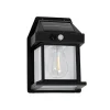 Milagro Lighting Solcelle Lampe Med Sensor|Væglampe Med Sensor > LED-udendørs væglampe Filo, plast, sort, IP44