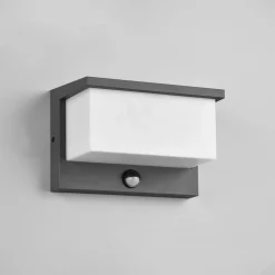 Væglampe Med Sensor ^ Trio Lighting LED udendørs væglampe Nestos, bevægelsessensor, IP54