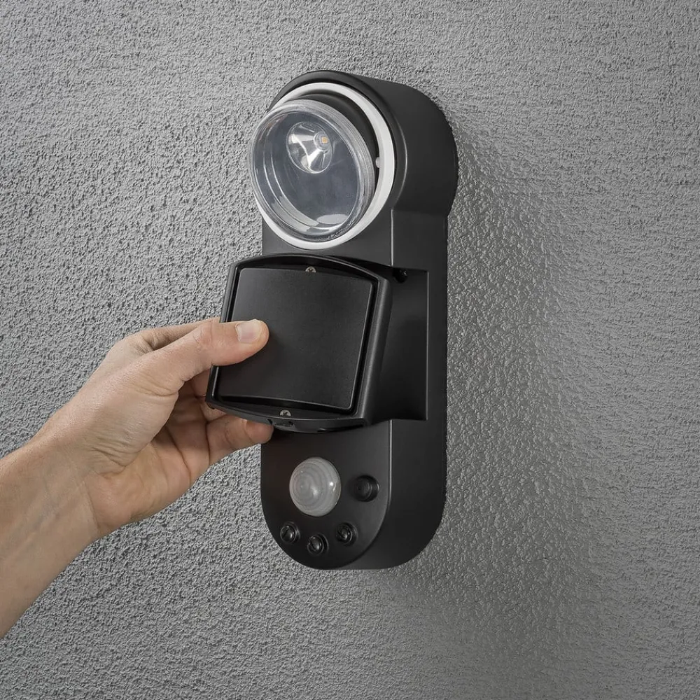 Konstsmide Væglamper > LED udendørs væglampe Prato batteridrevet, 10 cm