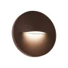 Væglamper ^ Viokef LED udendørs væglampe Vita, rustbrun, Ø 14 cm