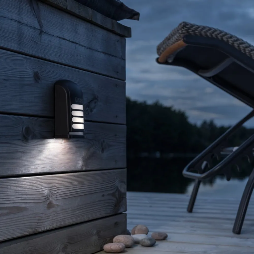 Væglampe Med Sensor ^ Konstsmide LED udendørs væg påbygningslampe Prato med sensor