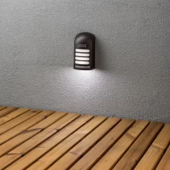 Væglampe Med Sensor ^ Konstsmide LED udendørs væg påbygningslampe Prato med sensor
