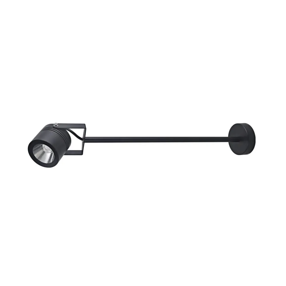 LCD Udendørs Spot > LED udendørs vægspot 5012, sort, aluminium, glas, 68 cm