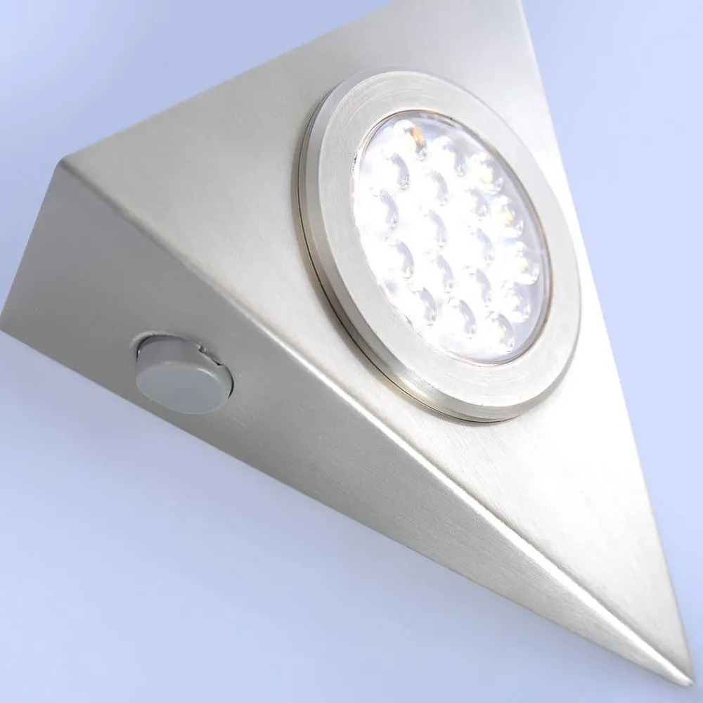 Underskabsbelysning ^ Paul Neuhaus LED-underskabsbelysning Helena, trekant, sæt med 3