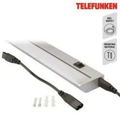 Telefunken Underskabsbelysning > LED-underskabsbelysning Hestia, 4.000K, 1.000lm, titanium