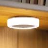 Underskabsbelysning ^ FH Lighting LED-underskabsbelysning Magnetics, Ø9cm, sensor, 6.500K