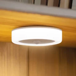 Underskabsbelysning ^ FH Lighting LED-underskabsbelysning Magnetics, Ø9cm, sensor, 6.500K