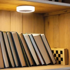 Underskabsbelysning ^ FH Lighting LED-underskabsbelysning Magnetics, Ø9cm, sensor, 6.500K
