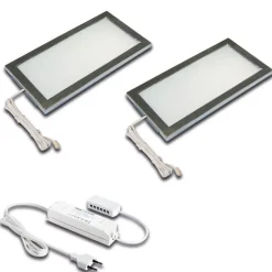 Hera Underskabsbelysning > LED-underskabsbelysning Sky 2-sæt 3.000K stål