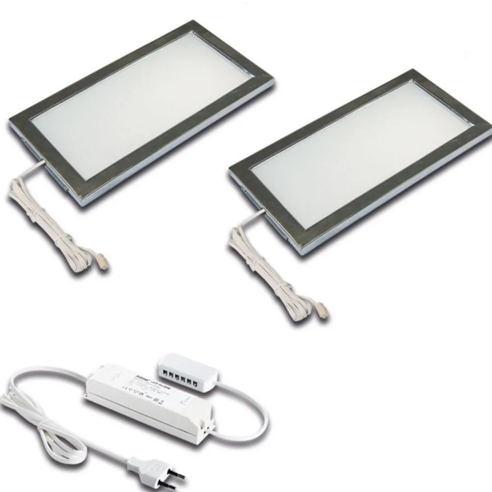 Hera Underskabsbelysning > LED-underskabsbelysning Sky 2-sæt 3.000K stål