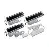 Underskabsbelysning ^ Hera LED-underskabsbelysning U-Pad F, sæt med 3 stk. 3.000K sort Sensor