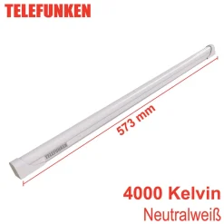Underskabsbelysning ^ Telefunken LED underskabslampe Hebe, hvid, længde 57 cm