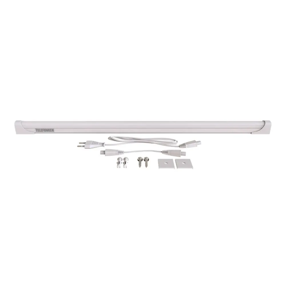 Underskabsbelysning ^ Telefunken LED underskabslampe Hebe, hvid, længde 57 cm