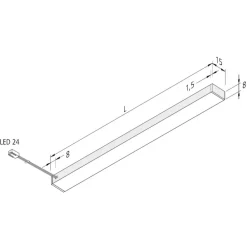 Hera Underskabsbelysning > LED underskabslampe Top-Stick FMK, 3.000K, 60cm