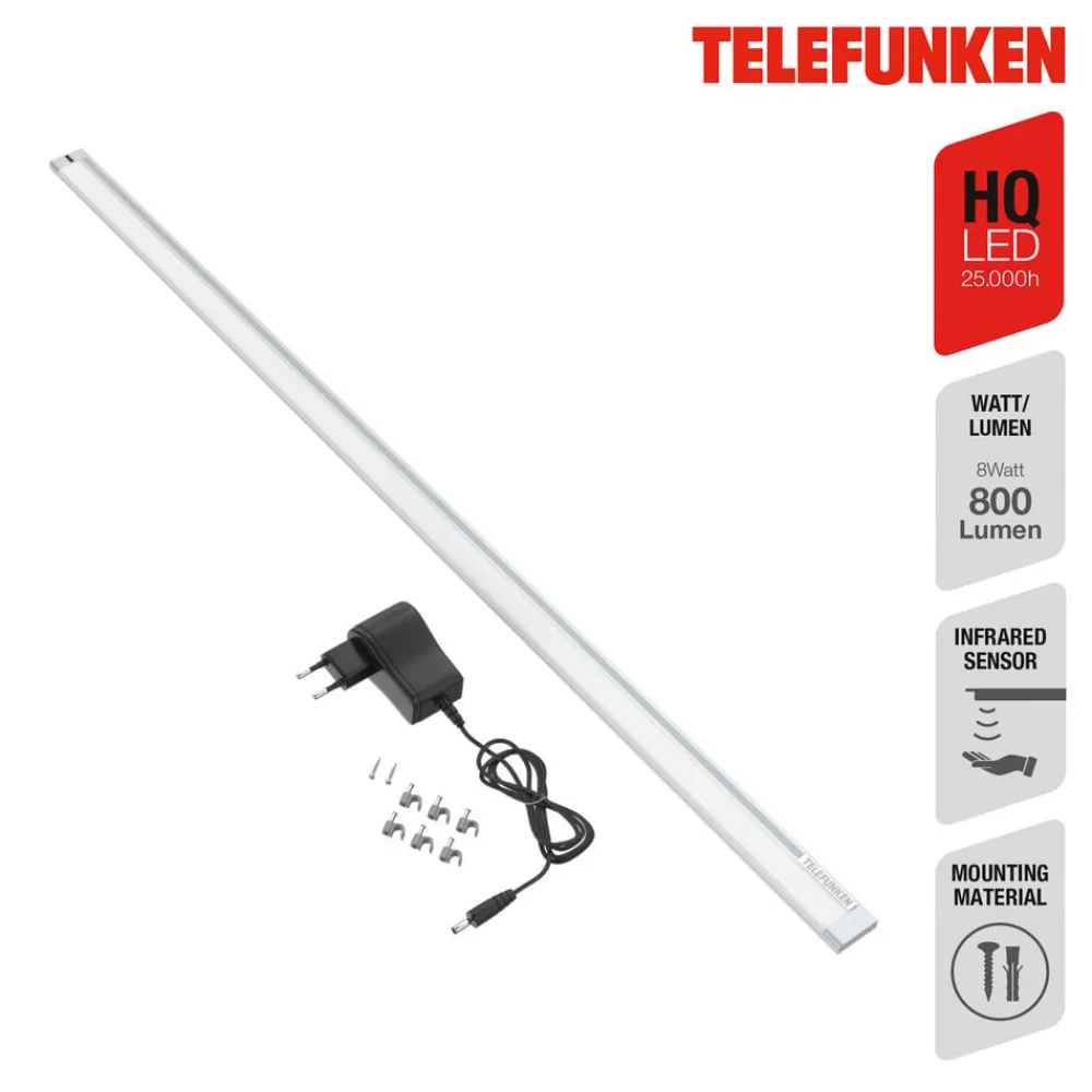 Telefunken Underskabsbelysning > LED-underskabslampe Zeus, længde 87 cm