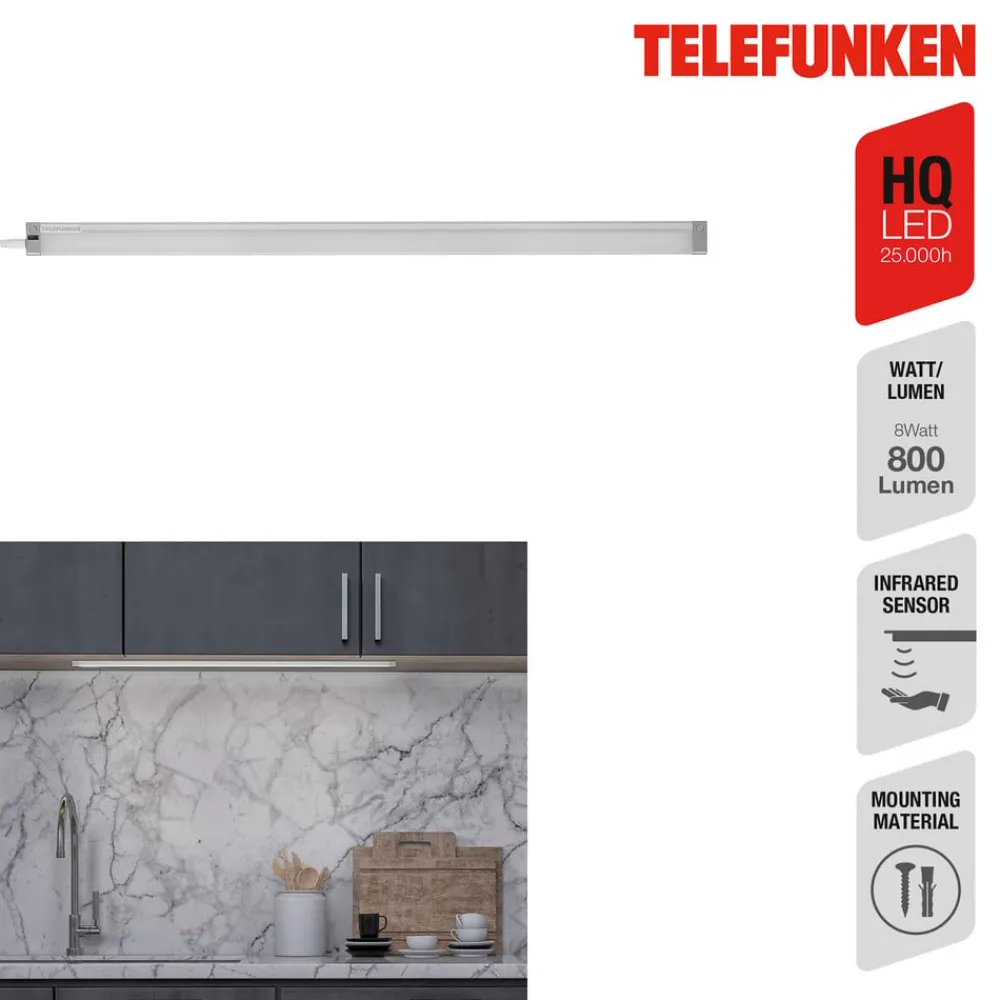 Telefunken Underskabsbelysning > LED-underskabslampe Zeus, længde 57 cm