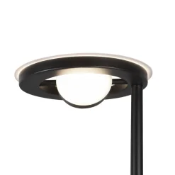 Trio Lighting Gulvlamper > LED-uplight Barrie med læselampe, sort mat