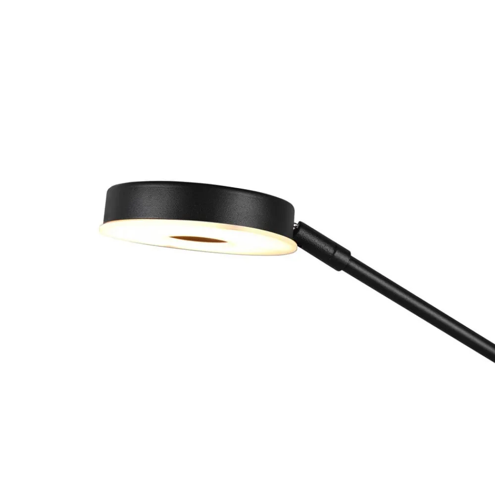 Trio Lighting Gulvlamper > LED-uplight Barrie med læselampe, sort mat