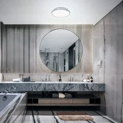 LEDVANCE Loftlamper|Loftlamper > Bathroom Ceiling LED-loftlampe, krom