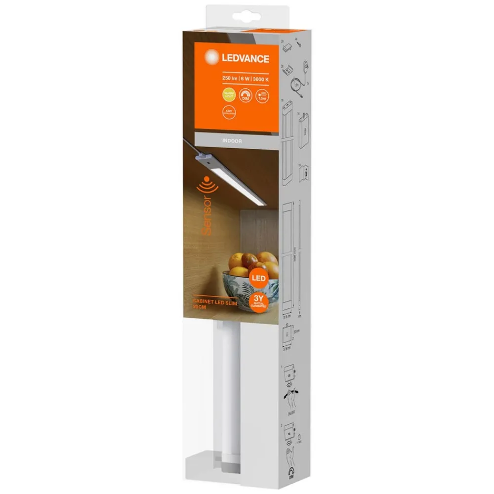 Underskabsbelysning ^ LEDVANCE Cabinet Slim LED-underskabslampe 30 cm