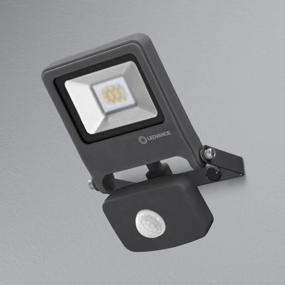LEDVANCE Væglampe Med Sensor|Udendørs Spot > Endura Flood Sensor LED-udendørsspot gråt