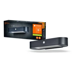 Solcelle Lampe Med Sensor|Væglampe Med Sensor ^ LEDVANCE Endura Style Solar Oval væglampe 4000 K