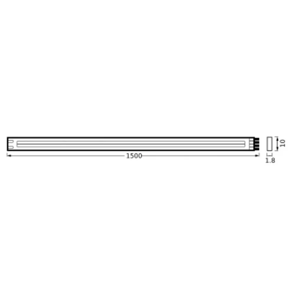 LEDVANCE Dekorationsbelysning|Led Strips > Flex COB LED-Strip IP20 2.700-6.500K 1,5m