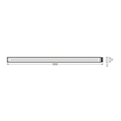LEDVANCE Dekorationsbelysning|Led Strips > Flex COB LED-strip IP44 3.000K, 3m