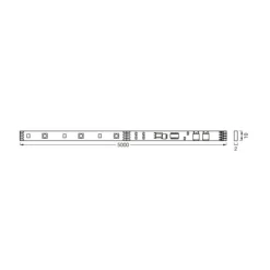Dekorationsbelysning|Led Strips ^ LEDVANCE Flex Remote LED-strip IP20 RGBW, 5 m