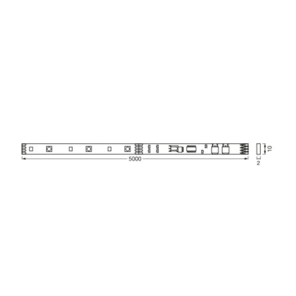 Dekorationsbelysning|Led Strips ^ LEDVANCE Flex Remote LED-strip IP20 RGBW, 5 m