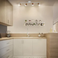LEDVANCE Loftlamper|Loftlamper > LED loftspot Cork, GU10, 4-lys, dæmpbar, hvid