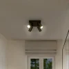 Loftlamper|Spotlights ^ LEDVANCE LED-spot Octagon dæmpbar, 4-lys firkantet sort