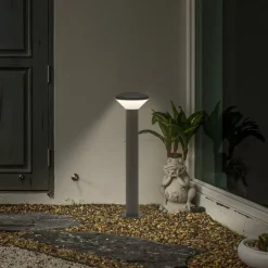 Gadebelysning ^ LEDVANCE LED stibelysning Endura Hybrid Olona, mørkegrå