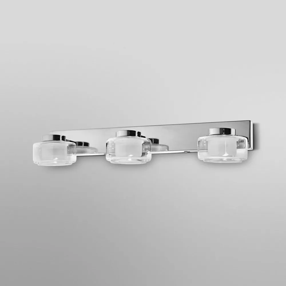 LEDVANCE Væg- Og Spejllamper|Væglamper > LED-væglampe Orbis Flame, 3 lyskilder, krom, IP44