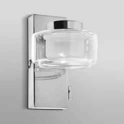 LEDVANCE Væg- Og Spejllamper > LED-væglampe Orbis Flame, 1 lyskilde, krom, IP44