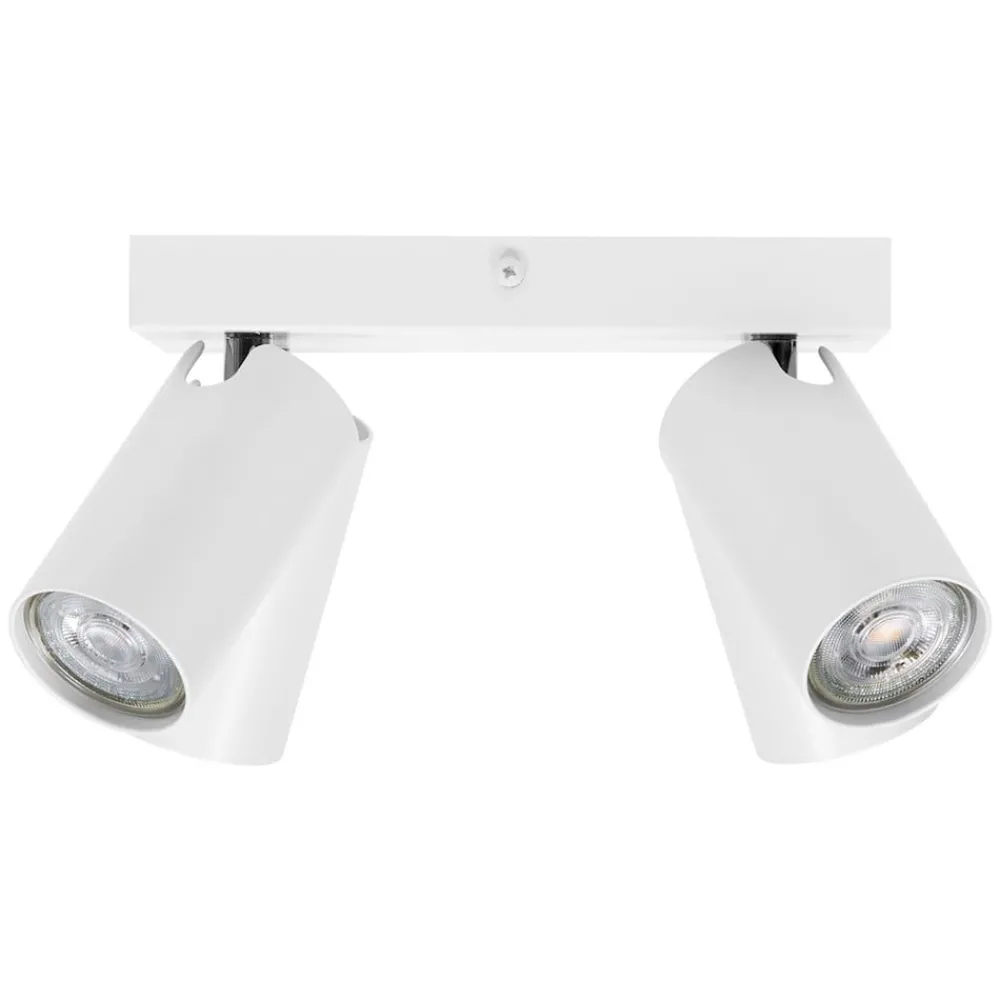 Loftlamper|Spotlights ^ LEDVANCE Octagon LED-spot, dæmpbar, 4-lys, firkantet, hvid