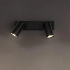 LEDVANCE Loftlamper|Spotlights > Octagon LED-spotlight, dæmpbar, to lamper, sort