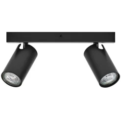 LEDVANCE Loftlamper|Spotlights > Octagon LED-spotlight, dæmpbar, to lamper, sort