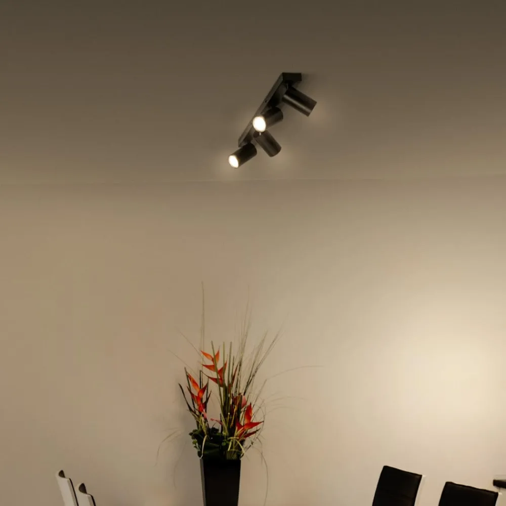 Loftlamper|Spotlights ^ LEDVANCE Octagon LED-spotlight, sort, metal, 60 cm, GU10