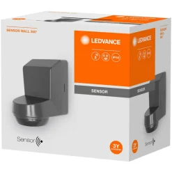 LEDVANCE Sensor > Sensor Wall 360DEG IP55, mørkegrå